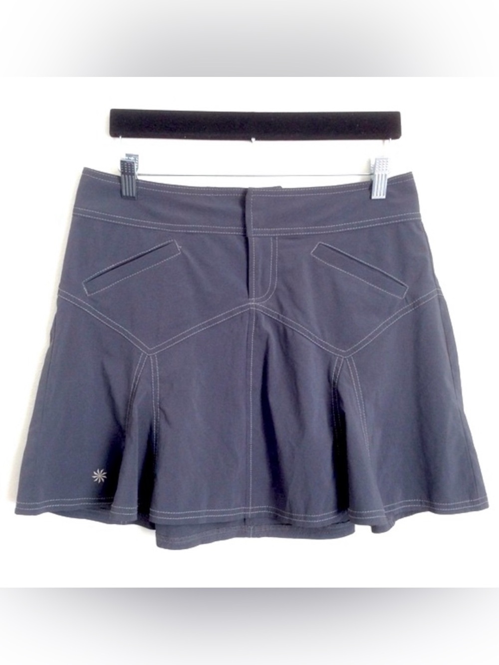 Athleta Flared Pleated Running Golf Skater Shirt Sz 4